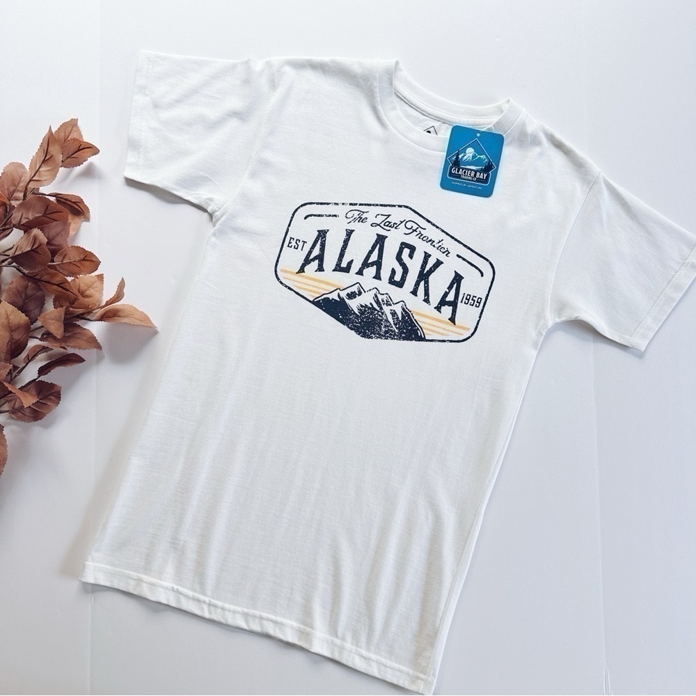 Alaska White Cotton T-Shirt
